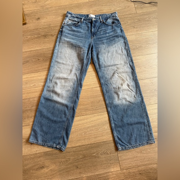 Zara High Rise Wide Leg Jeans - Picture 2 of 7